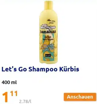 Action Let's Go Shampoo Kürbis 400ml Angebot