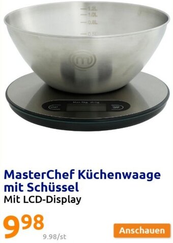 Action MasterChef Küchenwaage Mit Schüssel Angebot
