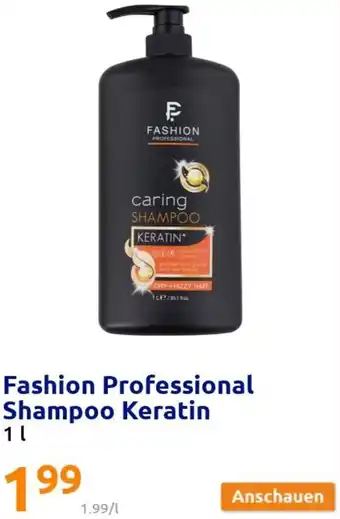Action Fashion Professional Shampoo Keratin 1 L Angebot