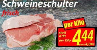 Wurstico Schweineschulter Angebot