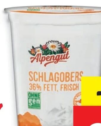 Lidl Schlagobers Angebot