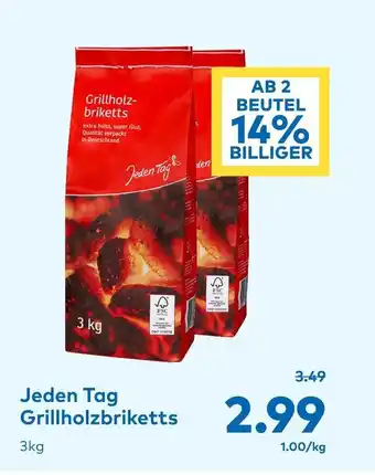 T&G Jeden Tag GrillholzBrikkets Angebot