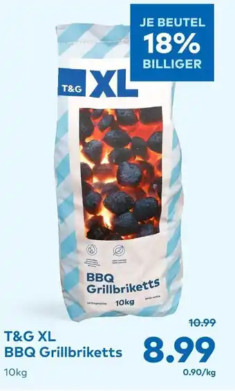 T&G T&G XL BBQ Grillbreiketts 10kg Angebot
