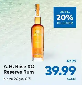 T&G A.H Riise XO Reserve Rum 0.7 l Angebot