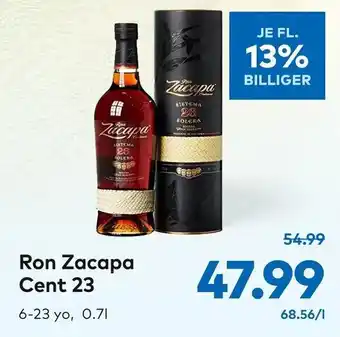 T&G Ron Zacapa Cent 23 0.7 l Angebot