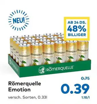 T&G Römerquelle Emotion 0.33 l Angebot