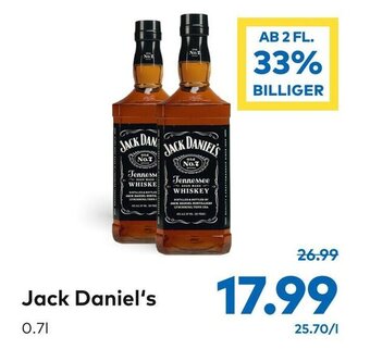 T&G Jack Daniel's 0.7l Angebot