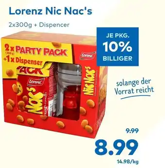T&G Lorenz Nic Nac's 2x300g Angebot