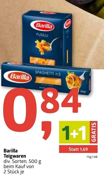 ADEG Barilla Teigwaren 500g Angebot