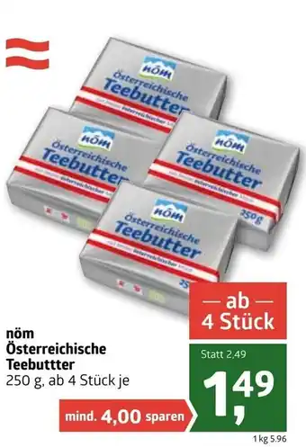 ADEG Nöm Österreichische Teebuttter 250g Angebot