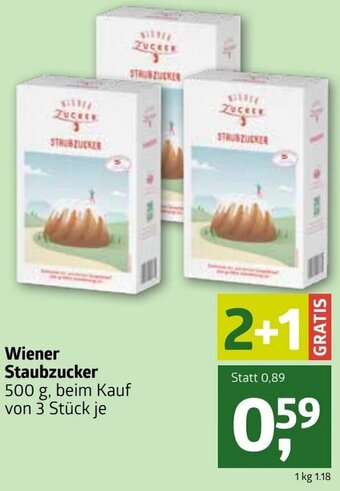 ADEG Wiener Staubzucker 500g Angebot