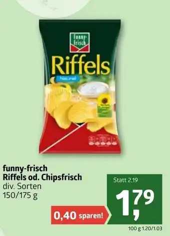 ADEG Funny- Frisch Riffels Od. Chipsfrisch 150/175g Angebot