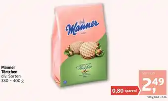ADEG Manner Törtchen 380-400g Angebot