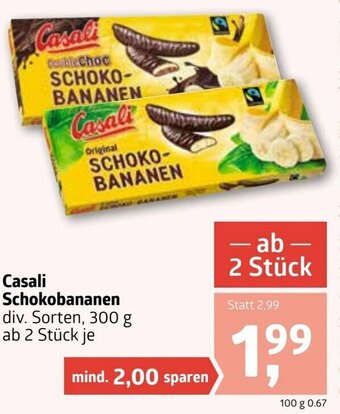 ADEG Casali Schokobananen 300g Angebot