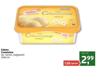 ADEG Eskimo Cremissimo 1000ml Angebot
