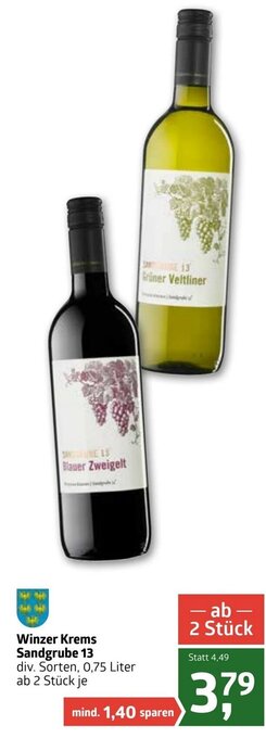 ADEG Winzer Krems Sandgrube 13 Angebot