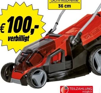 Zgonc Akku-Rasenmäher GE-CM 36/36 Li Angebot
