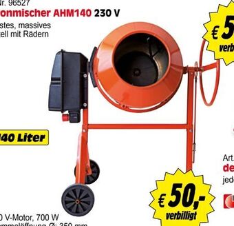 Zgonc Betonmischer AHM140 Angebot