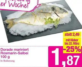 Sutterlüty Dorade Mariniert Rosmarin-Salbei 100g Angebot