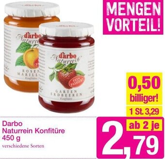 Sutterlüty Darbo Naturrein Konfitüre 450g Angebot