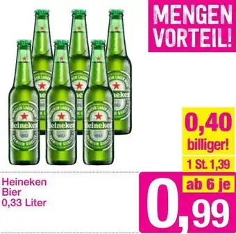 Sutterlüty Heineken Bier 0,33 Liter Angebot