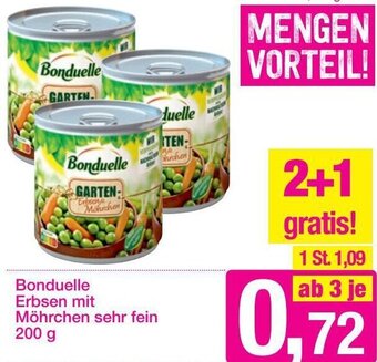 Sutterlüty Bonduelle Erbsen Mit Möhrchen Sehr Fein 200g Angebot