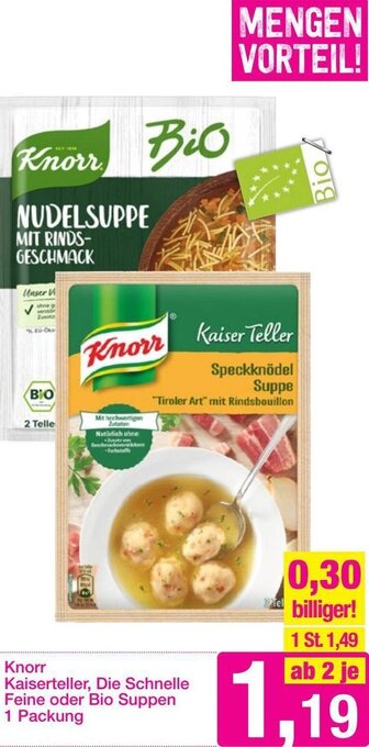Sutterlüty Knorr Kaiserteller, Die Schnelle Feine Oder Bio Suppen Angebot