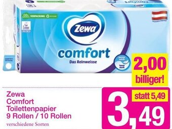 Sutterlüty Zewa Comfort Toilettenpapier Angebot