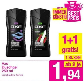 Sutterlüty Axe Duschgel 250ml Angebot
