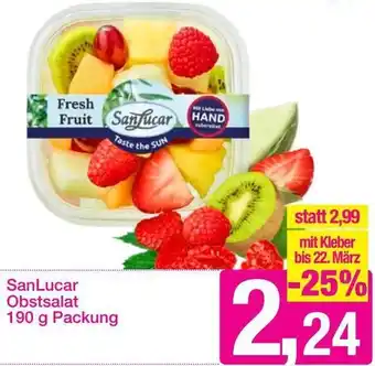 Sutterlüty SanLucar Obstsalat 190g Angebot