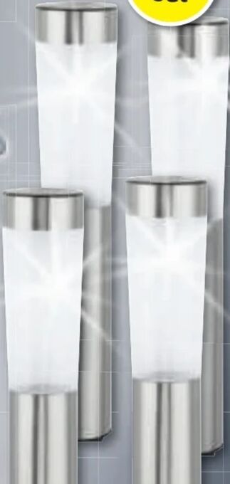 Bauhaus LED-Solarleuchte Big Glas Angebot