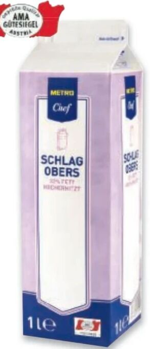 Metro Schlagobers Angebot