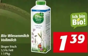 Nah&Frisch Bio Wiesenmilch Vollmilch Angebot