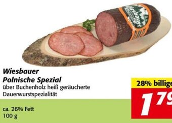Nah&Frisch Wiesbauer Polnische Spezial 100g Angebot