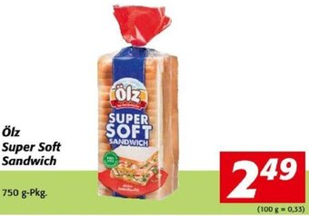 Nah&Frisch Ölz Super Soft Sandwich 750g Angebot