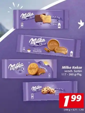 Nah&Frisch Milka Kekse 117-260g Angebot