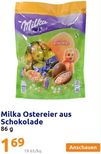 Action Milka Ostereier Aus Schokolade 86g Angebot