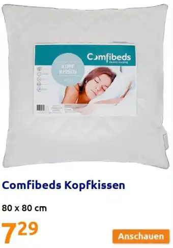 Action Cofibeds Kopfkissen 80x80 cm Angebot