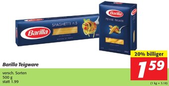 Strasser Markt Barilla Teigware 500g Angebot
