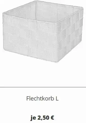 TEDi Flechtkorb L Angebot