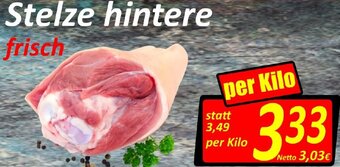 Wurstico Stelze Hintere Angebot