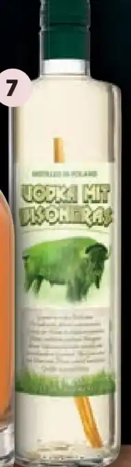 Lidl Vodka mit Bisongras Angebot