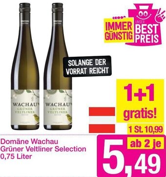 Sutterlüty Domäne Wachau Grüner Veltliner Selection 0,75 Liter Angebot
