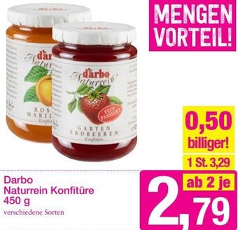 Sutterlüty Darbo Naturrein Konfitüre 450g Angebot
