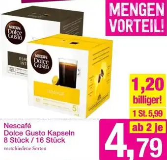 Sutterlüty Nescafe Dolce Gusto Kapselmaskine Angebot