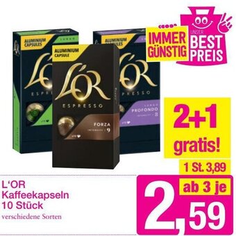 Sutterlüty L'Or Kaffeekapseln Angebot