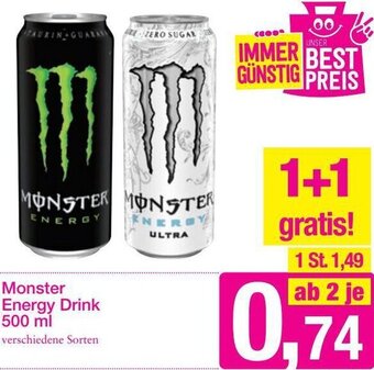 Sutterlüty Monster Energy Drink 500ml Angebot