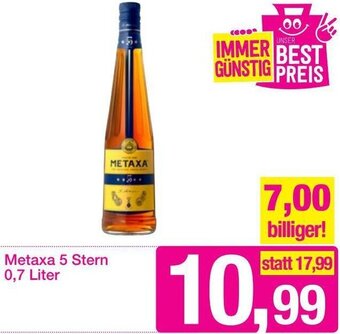 Sutterlüty Metaxa 5 Stern 0,7 Liter Angebot