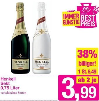 Sutterlüty Henkell Sekt 0,75 Liter Angebot