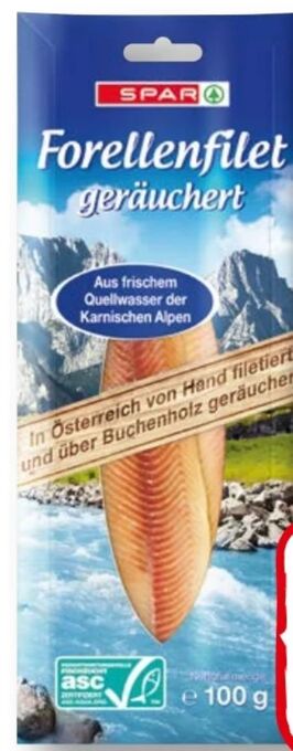 SPAR Gourmet Forellenfilet geräuchert Angebot